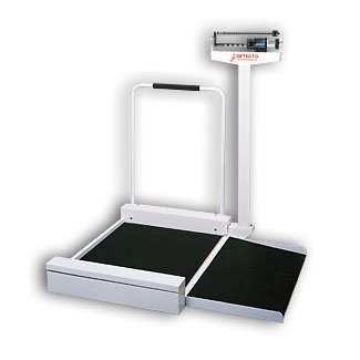 Detecto 495 / 4951 Stationary Wheelchair Scale - Click Image to Close