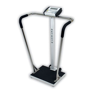 Detecto 6855 Waist-High High-Capacity Digital Column Scale - Click Image to Close