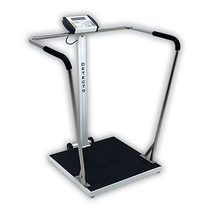 Detecto 6856 High-Capacity Waist-High Digital Column Scale - Click Image to Close