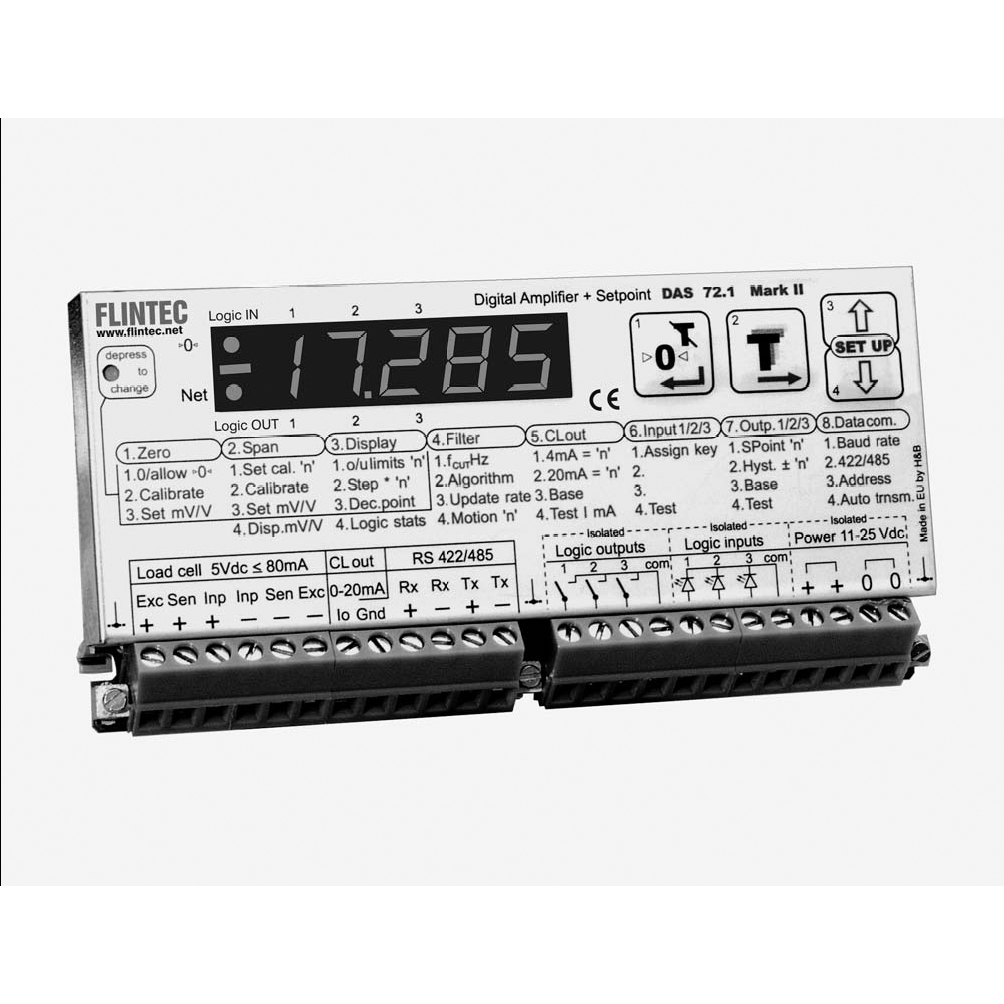 Flintec Process Indicator Type DAS 72.1 - Click Image to Close