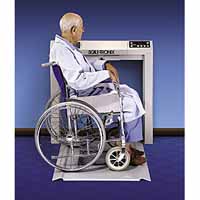 Scale-Tronix 6202 Stow-A-Weigh Series Wheelchair Scales