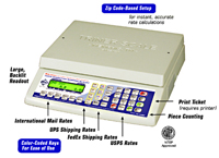 Triner TS-70MC Multi-Carrier Shipping Scale (USPS, UPS, FedEx)